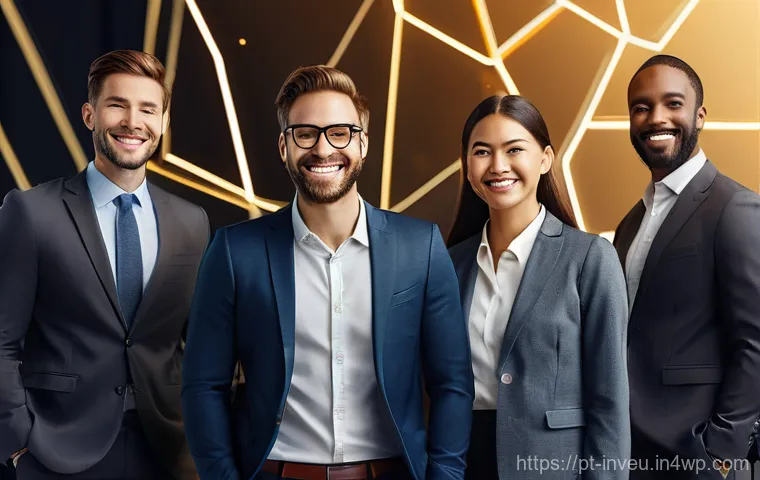 PP 대출 투자자의 경험담 공유 - **Prompt:** A diverse group of people, including young professionals and small business owners, stan...