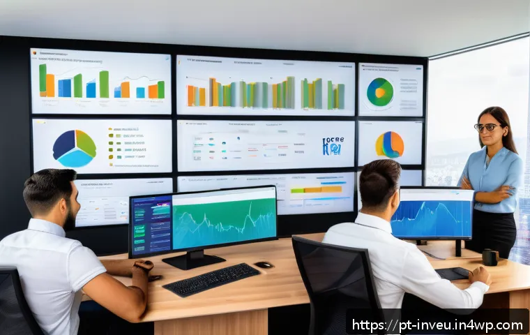 PP 대출 투자 성공 전략 - A modern Brazilian fintech office scene showing diverse professionals analyzing digital loan investm...