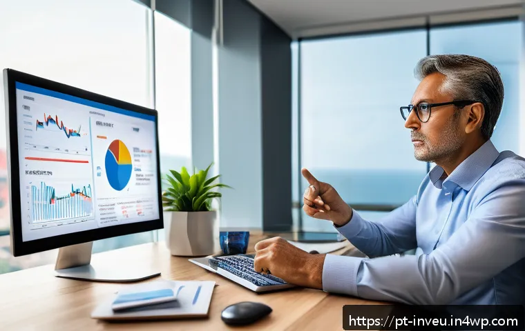 PP 대출 투자자의 성과 평가 방법 - A detailed and professional financial dashboard scene showing a Portuguese-speaking investor analyzi...